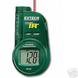 Extech IR201 â€” pocket ir thermometer w/ laser poniter