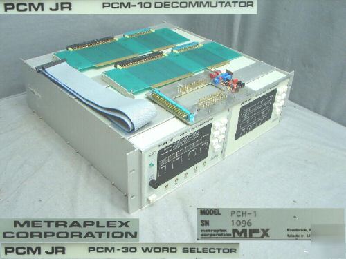 Metraplex pch-1 pcm jr decommutator / word selector