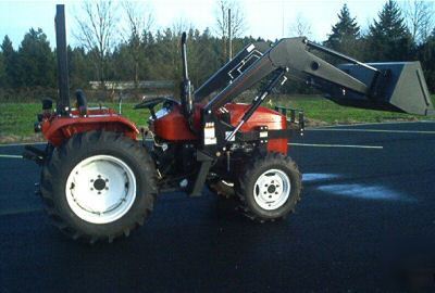 New 30 hp 4X4 tractor with loader