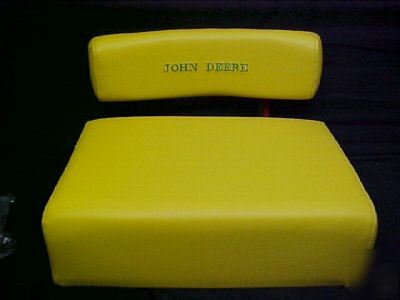 New john deere seat and backrest embroidered, 