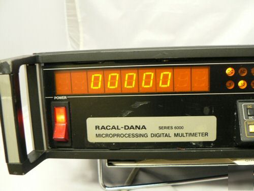 Racal-dana 6000 model 6002 microprocessing multimeter