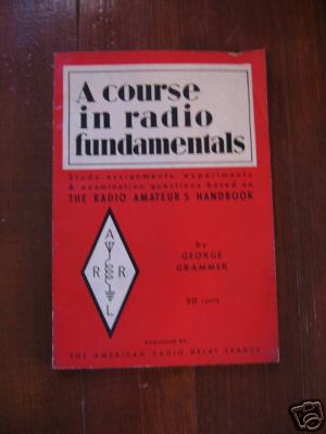 Vintage 1946 radio fundamentals book arrl