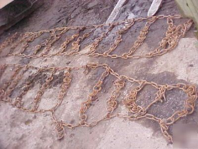 Allis chalmers wd john deere tractor tire chains snow