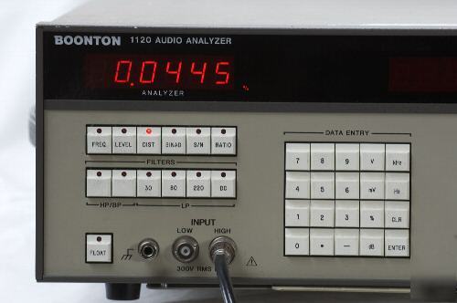 Boonton 1120 S1 audio distortion analyzer lower price
