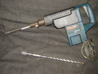 Bosch hammer drill demolition w/chisel chipping 11244E 