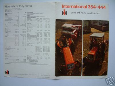 International 354 444 tractor rare free post 