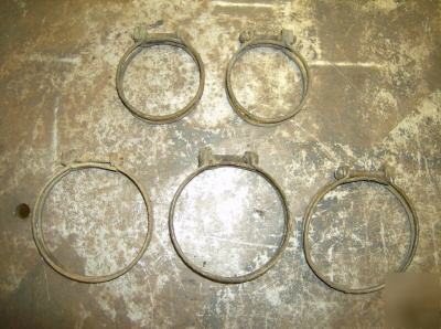 John deere jd a b 50 60 70 2 cyl wire hose clamps