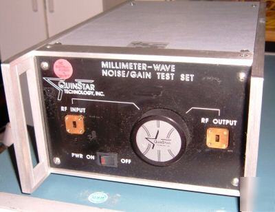 Quinstar QMN2800AA 26.5-40 ghz noise test set- hp 8970B