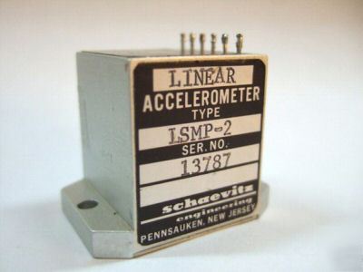 Linear accelerometer lsmp-2 schaevitz engineering 