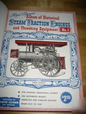1ST edition tractor engine book by floyd clymer