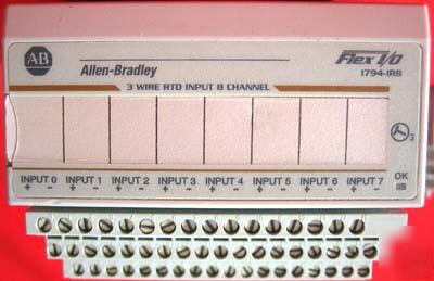 Ab allen bradley flex i/o 1794-IR8 3 wire rtd input 8 c
