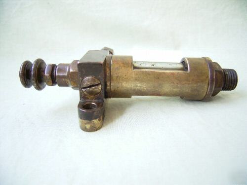 Antique drip oiler for hit and miss or steam car engine