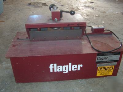 Flagler 24 jr portable pittsburg lockforming machine 