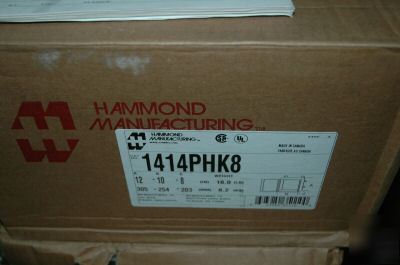 Hammond manufacturing 1414PHK8 12X10X8 jic box 