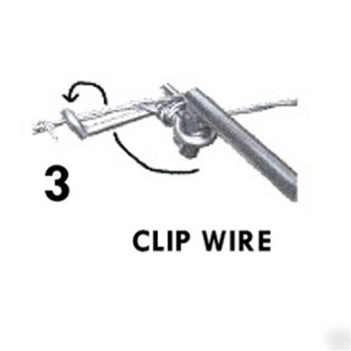 Jakes wire tightener 1 bag of 20 wire clips