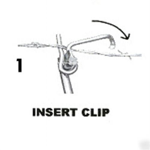 Jakes wire tightener 1 bag of 20 wire clips