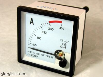 New analog amp panel meter+ current trensformer ac 200A