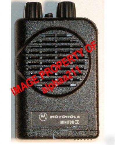 New brand 2 channel motorola minitor 4 / iv vhf pager