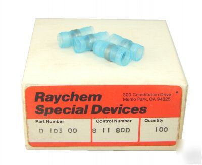 New lot 100 raychem solder sleeves crimp wire connector