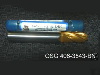 New osg 9MM x 10MM 4FL bn carbide endmill - $71.78