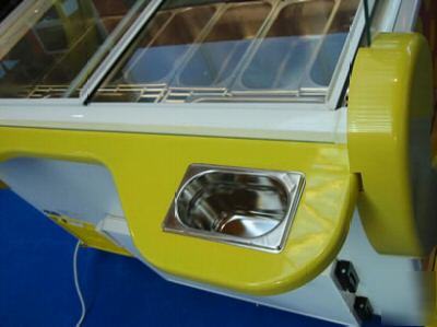 New spaniola BX11 scherzo yellow gelato dipping cabinet 