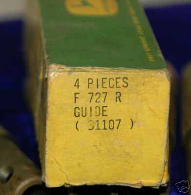 Nos vintage john deere valve guides set of 4, box