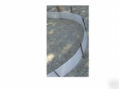 Plastic forms for concrete flatwork 8