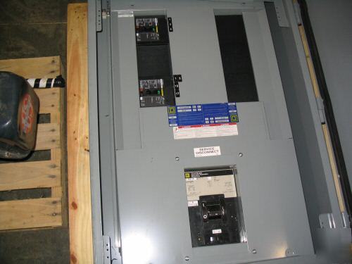 Square d brand electrical disconnect i-line panelboard