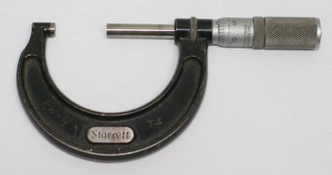 Starrett outside micrometer 1-2