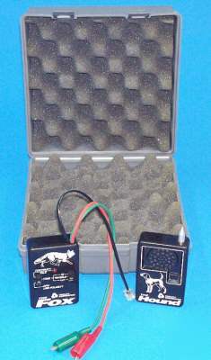 Triplett fox & hound wire and cable tracing kit w/ case
