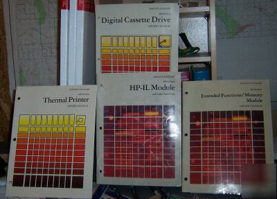 Vintage hp manuals for hp-41 other land survey tools