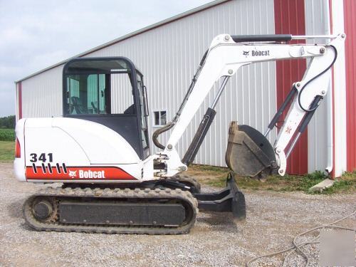 2003 bobcat 341 mini excavator