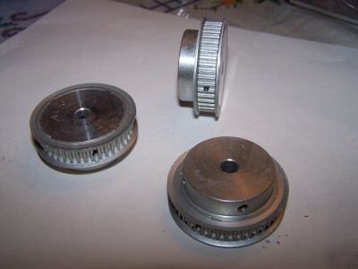 Aluminum timing belt pulley / gear cnc lathe mill 