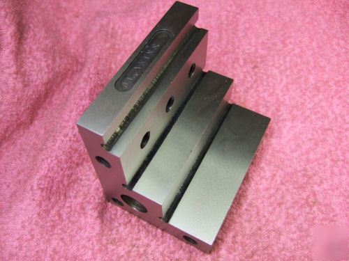 Angle plate step vee machinist toolmaker ground 3/8