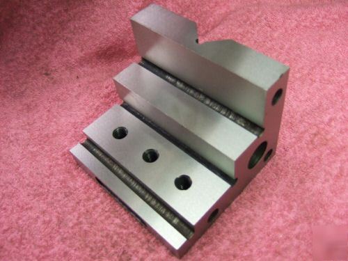 Angle plate step vee machinist toolmaker ground 3/8
