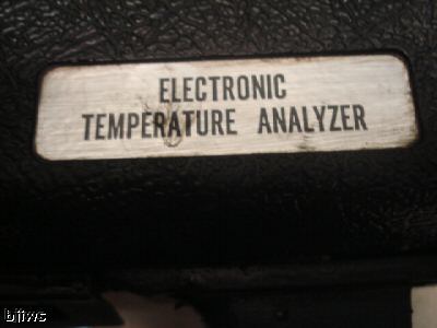 Annie temperature analyzer gould model a-8 type 2 