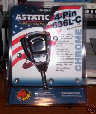 Astatic 636L-c chrome edition microphone