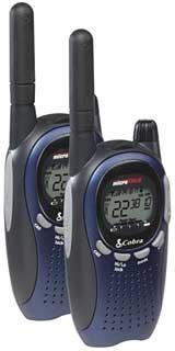 Cobra electronics 2 gmrs radios w/chargers - up to 5 mi