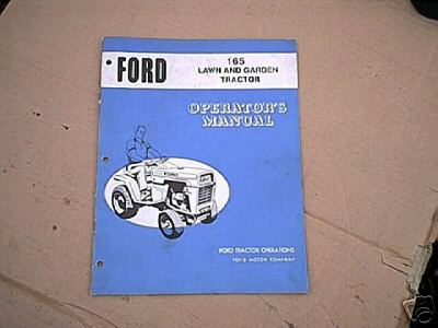 Ford lgt 165 garden tractor manual #4