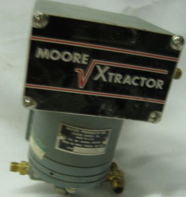 Moore extractor pressure 30 psi