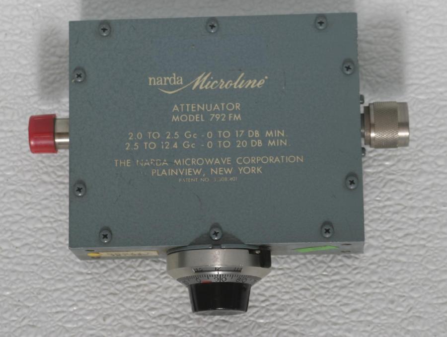 Narda microwave attenuator model 792FF 2-12.4 ghz