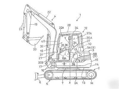 New 195 back hoe (backhoe) related patents on cd - 