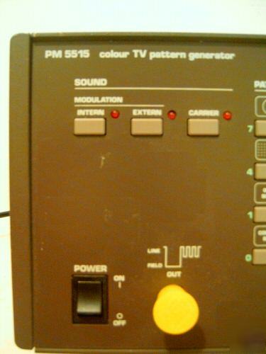 Philips pm 5515 color tv pattern generator PM5515 