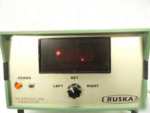Ruska 2400-rtd temperature indicator unit