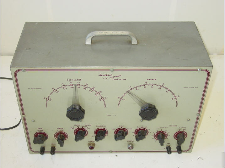 Vintage heathkit tv alignment generator model ts-2