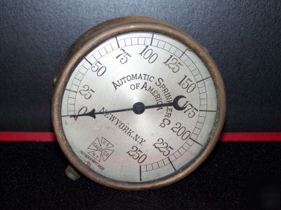 1906 us gauge co ny sprinkler gauge * vintage *