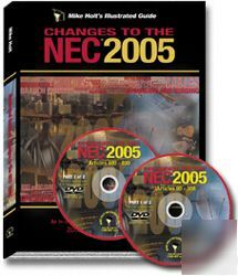 2005 nec electrical code changes book w/ 2- dvdâ€™s