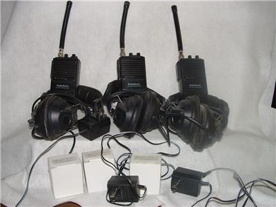 3 2-way radios: radio shack vhf fm transceiver, btx-123