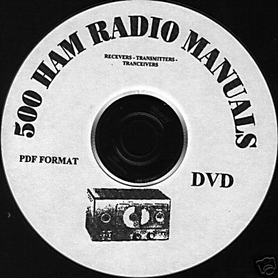 500+ ham radio manuals on dvd in pdf swan drake hallic 