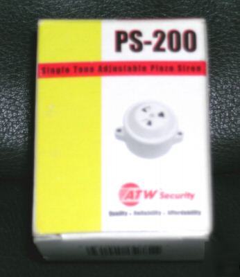Atw security ps-200 single tone adjustable piezo siren
